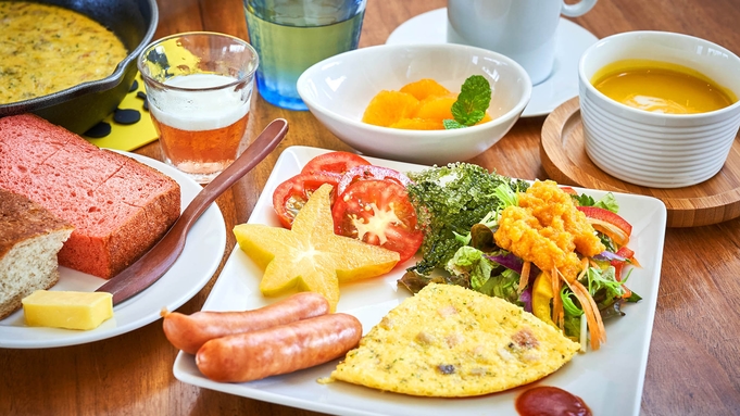 【お子様連れ・グループ歓迎】お勧めのスタンダードプラン！沖縄食材を使ったワンプレート朝食付き♪